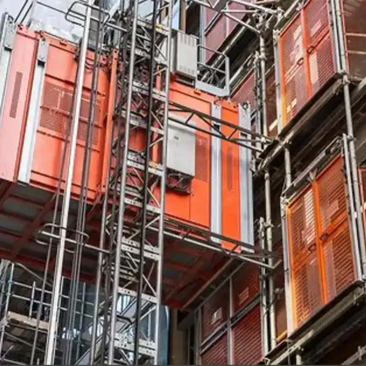 China Construction Passenger And Material Hoist Building Elvator Hoist Rack And Pinion Elevator