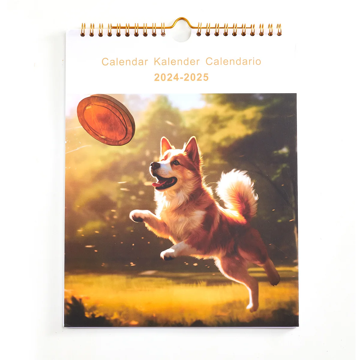 Custom 2024-2025 Schedule planner English German Spanish Wall calendar Monthly plan coil calendar Business supplies