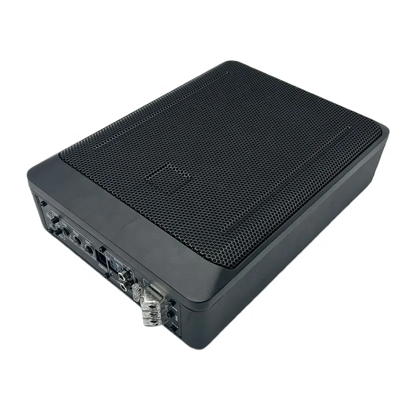 Aluminium Alloy Good Sound 6X9 Inch Active Under Seat Vehicle Subwoofer High Power 12V Thin Car Subwoofer