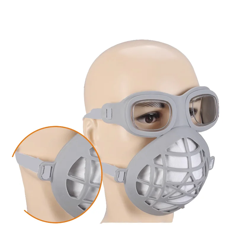 ire escape mask Multi-Function Full Face Dust Mask for Construction Welding Protection with Filter Industrial Reusable Dust Mask