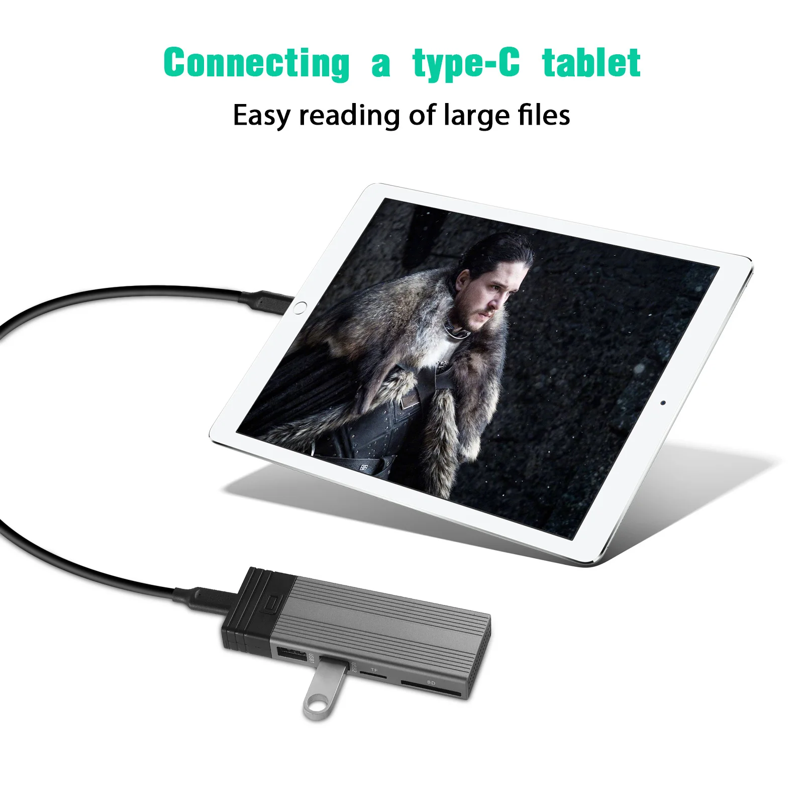 M.2 Ssd Reader Ngff To Usb 3.0 External Ssd Enclosure Case Sata Based Key B Solid State Drive Adapter For 2280 2260 2242 2230