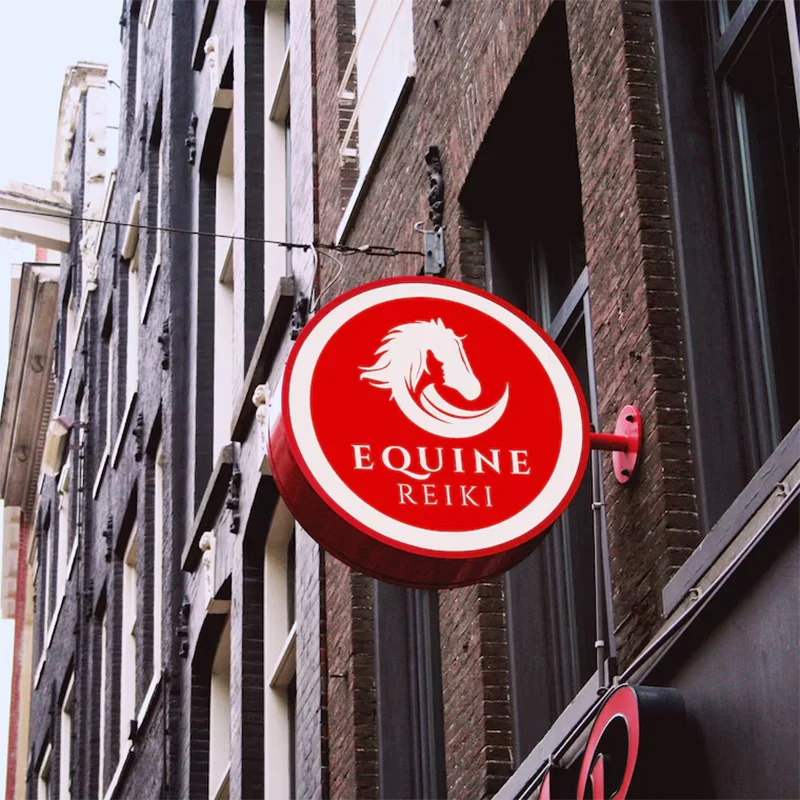 Blade Sign, Double Side Sign, Round Box Store front Sign, Double Side Projecting Light Box, LED Light Box Sign Board