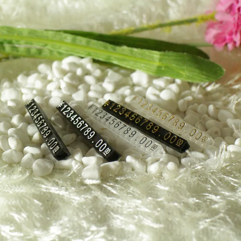 Micro plastic price tag digital tablet jewelry watch price tablet