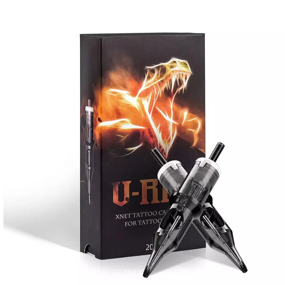 XNET 20pcs Disposable Sterilized Safety 0.3mm 0.35mm 1RL 3RL 5RL 7RL 9RL 11RL 14RL Round Liner Magnum Tattoo Cartridges Needles