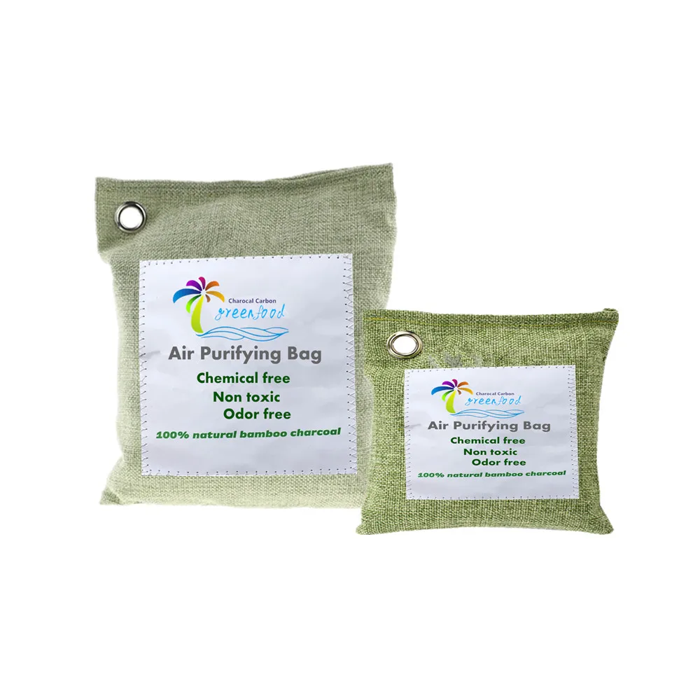 Activated Moso Bamboo Charcoal Air Purifying Bag Charcoal Air Freshener Purifier Bag Odor Eliminator
