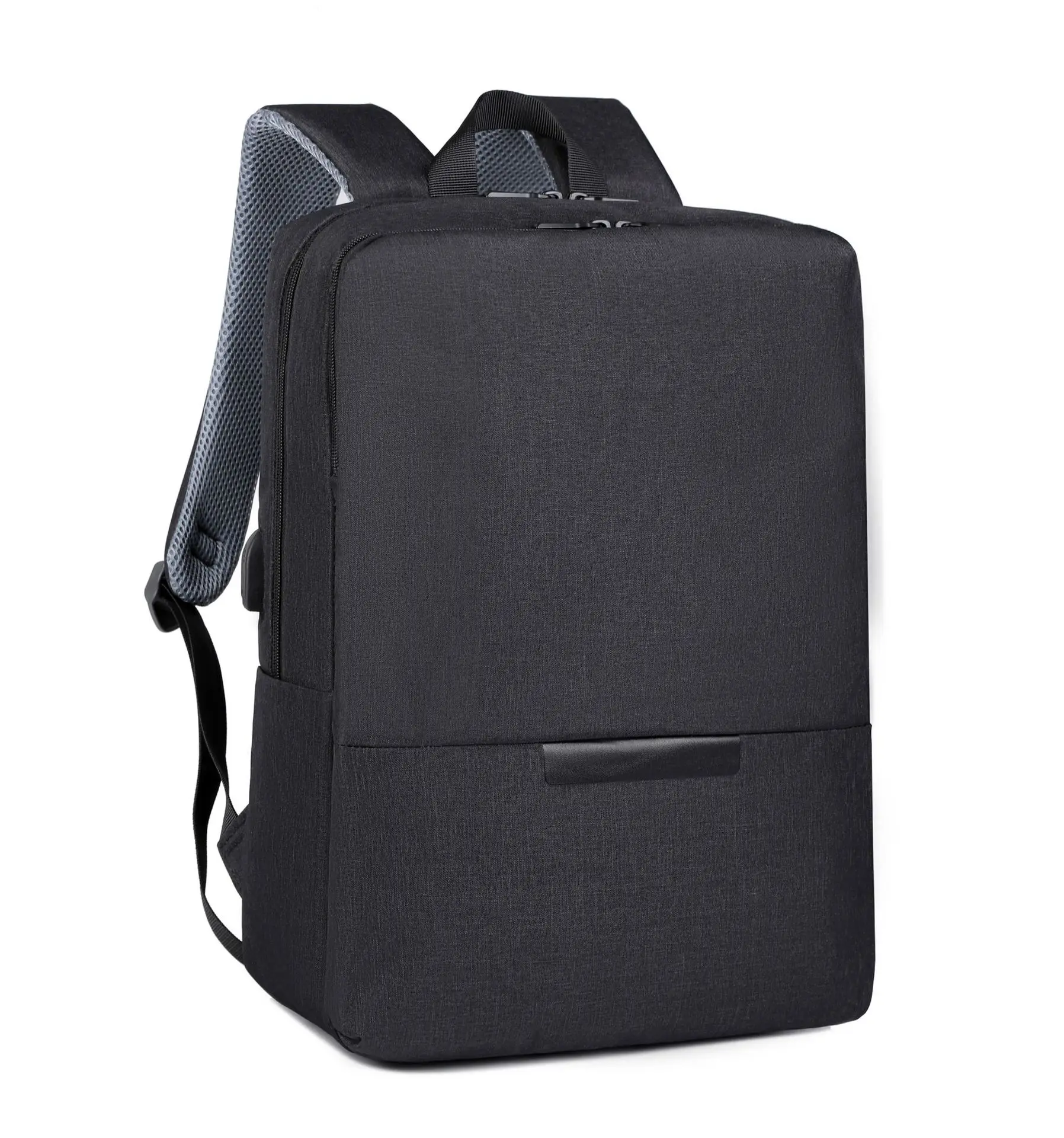 Waterproof leisure 19 inch laptop bagpack 17 travel business computer bags back pack with usb charging data cable laptop bag