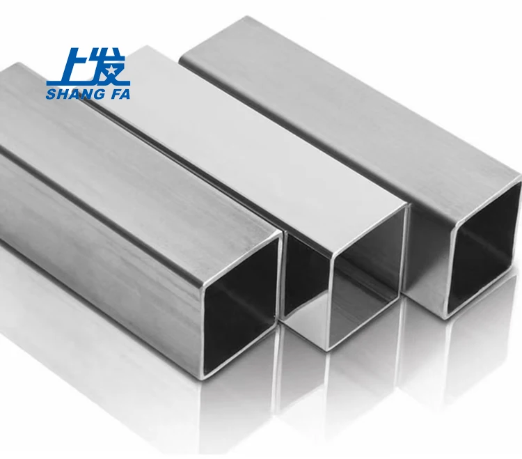 201/304/304l/316/316l/430 Polished Seam Decorative Welded Stainless Steel Square Pipe 304