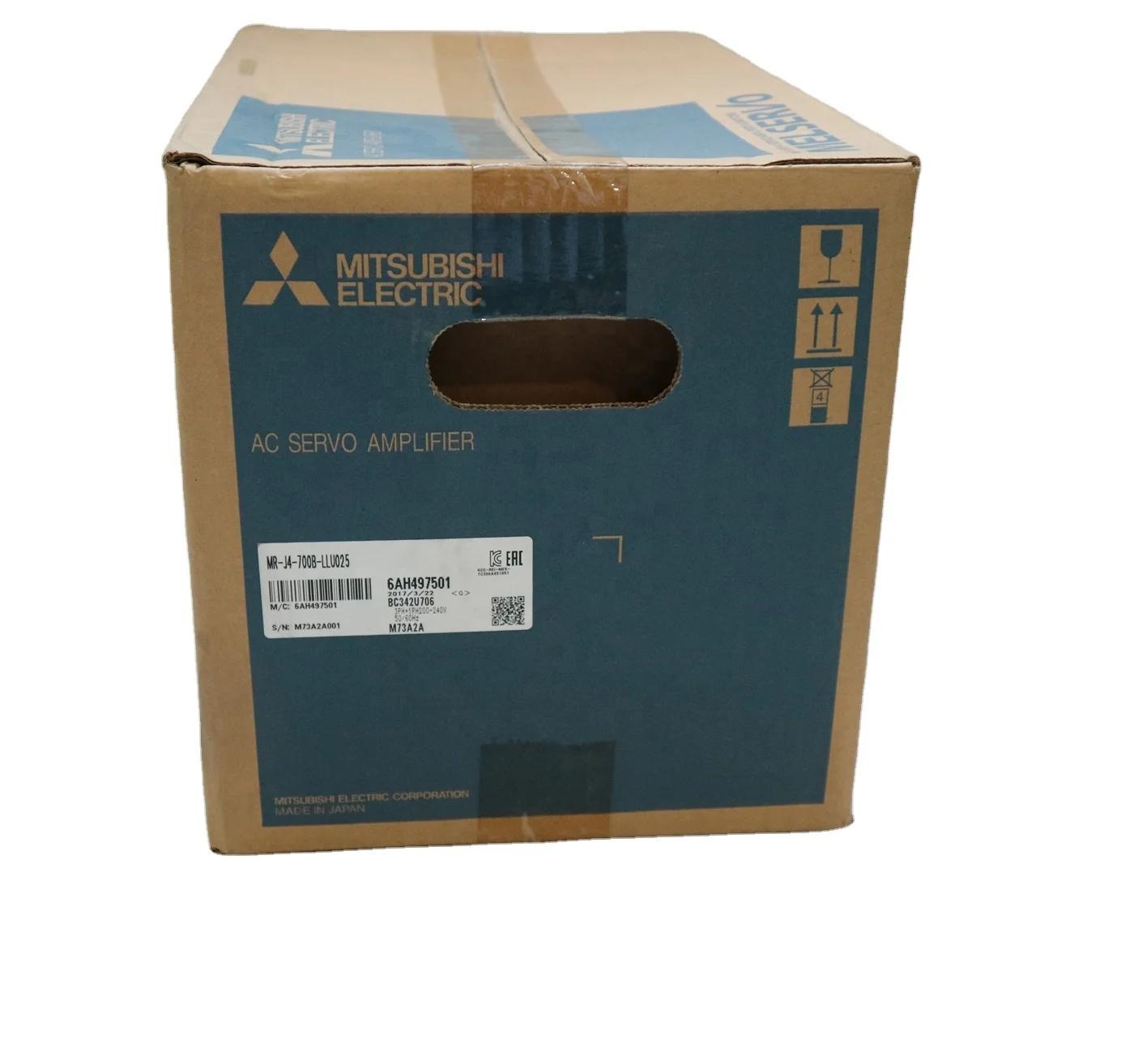 New Original Mitsubishi J4 Series AC Servo Drive Amplifier Controller MR-J4-700B4-RJ MR-J4-700B-LLU025 MR-J4-700B-U570