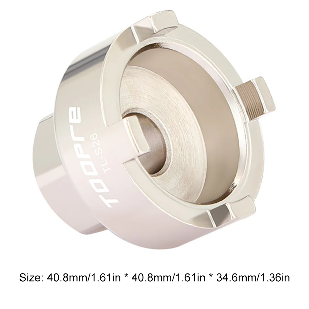 TOOPRE Bike Flywheel Remover Bicycle Repair for 4-notch BMX Single-speed Flywheel Bicycle Single Speed Freewheel Removal Tools