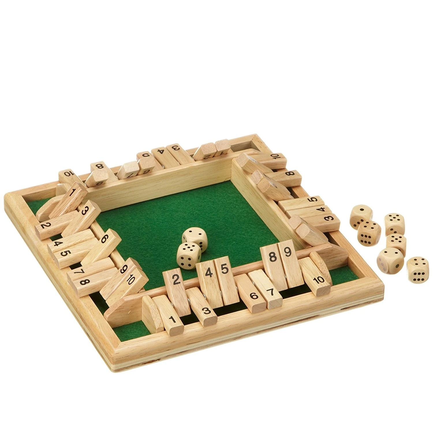 SamBlocks деревянный закрытый ящик 4 игрока