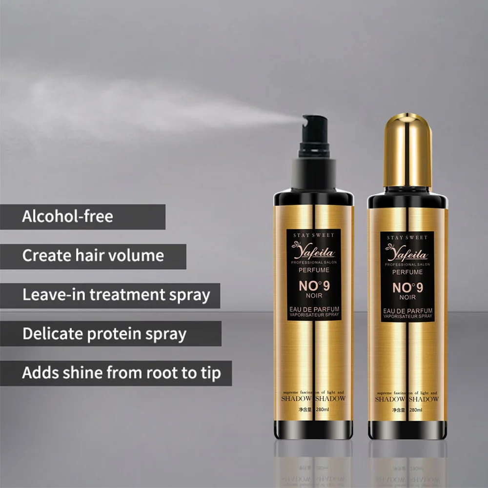 Private Label 250ml No Hold Heat Resistant Hair Gloss Spray for Fine Hair