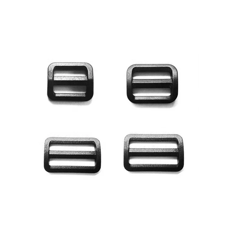 15-38mm Plastic Strap Fasteners Slide Buckle Tri Glide Adjuster Webbing Tri-Glide Buckle Plastic Slider