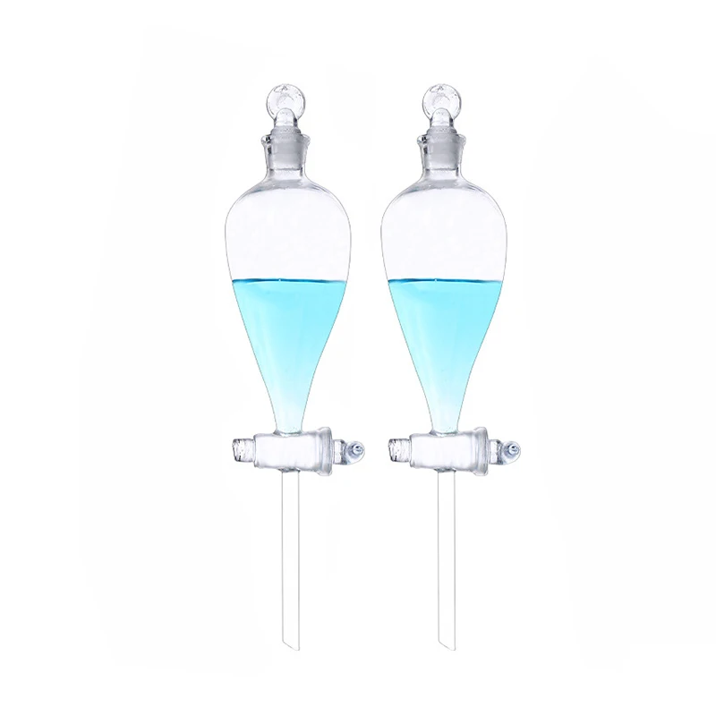 Лабораторная стеклянная посуда, Сферическая форма, делительная Воронка из боросиликатного стекла, промышленная