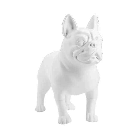 Wholesale Bulldog dog model display clothes dog mannequin fiberglass dog mannequin Custom animal model prop