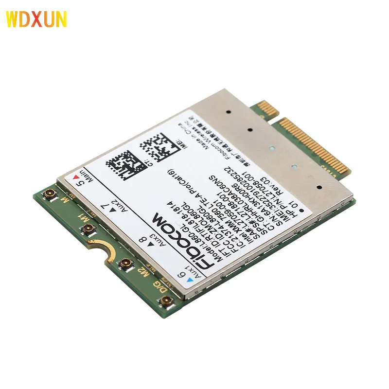 FDD-LTE TDD-LTE Cat16 Fibocom L860-GL 4G модуль Wlan Card беспроводная сетевая карта SPS # L27188-001 для ноутбука HP Elitebook X360 830 840