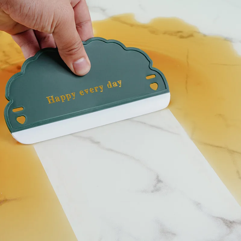 Easy Clean Cloud Design Glass Scraper Wiper Wipe Blade For Wipe Table Window