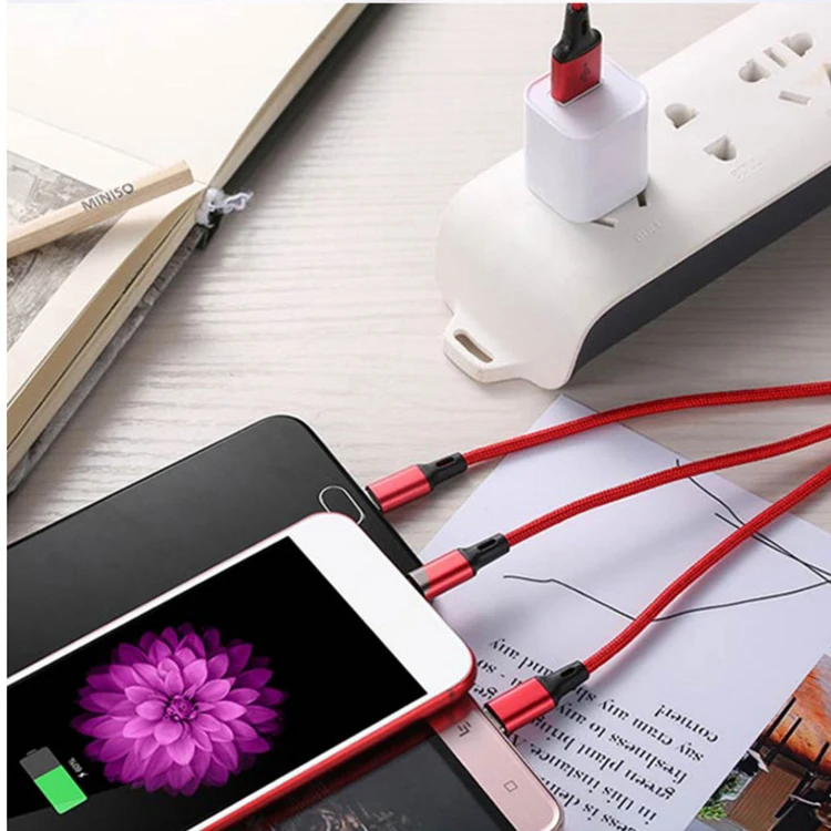  3 в 1 USB-кабель для быстрой