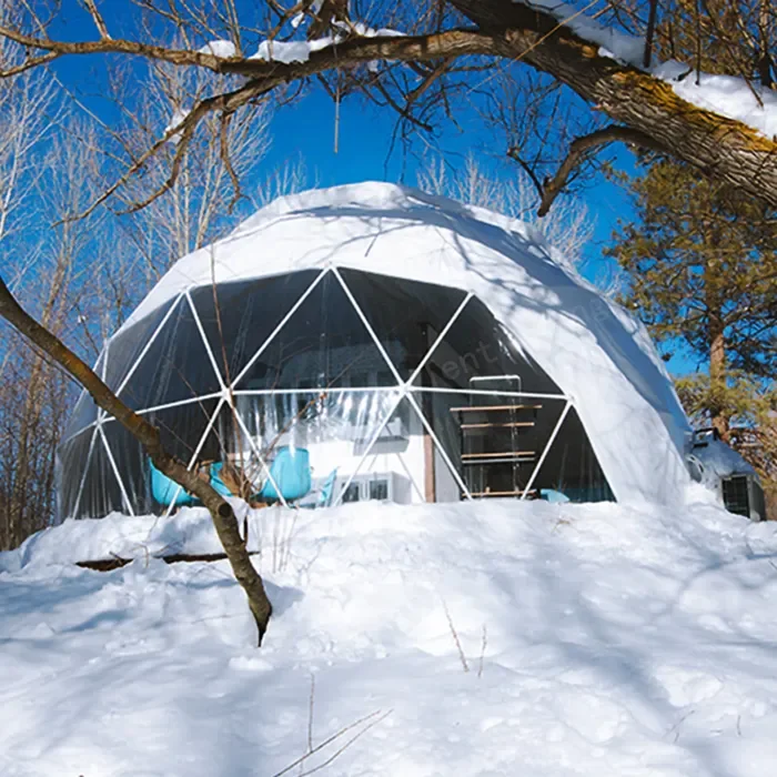 Large Dome Tent Outdoor High Quality Fast Build White Durable Geodesic Dome Tent Outdoor Hotel for Sale