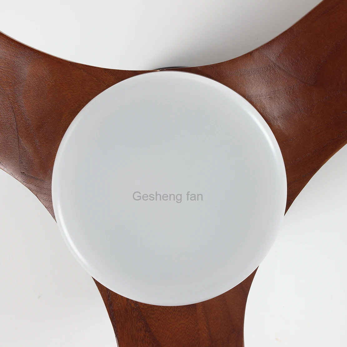 Modern Luxury Design 52 Inch Energy Saving Decorative Wooden 3 Blade Ceiling Fan With LED Light