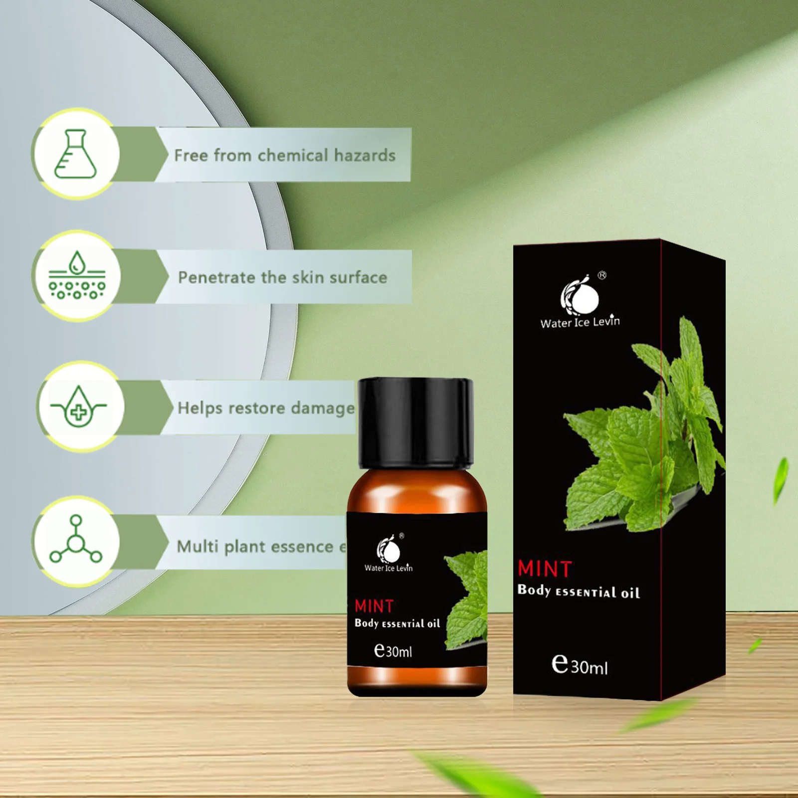 Body care essential oil natural mint plant massage oil nourishing SPA body massage essential oil