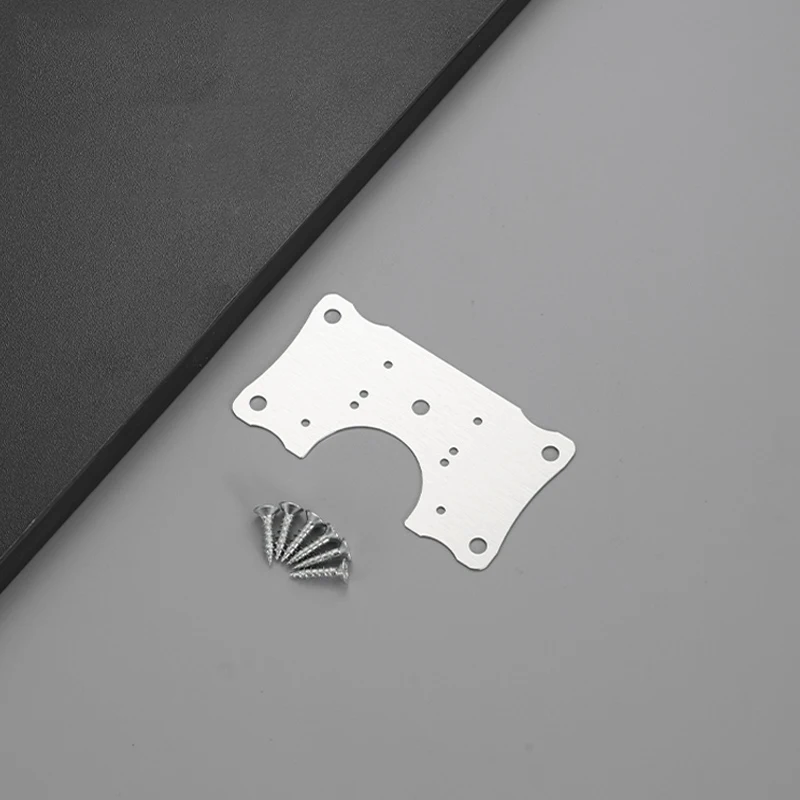 High Quality Furniture Hardware Easy installation Stainless Steel Cabinet Hinge Repair Plate With Screws