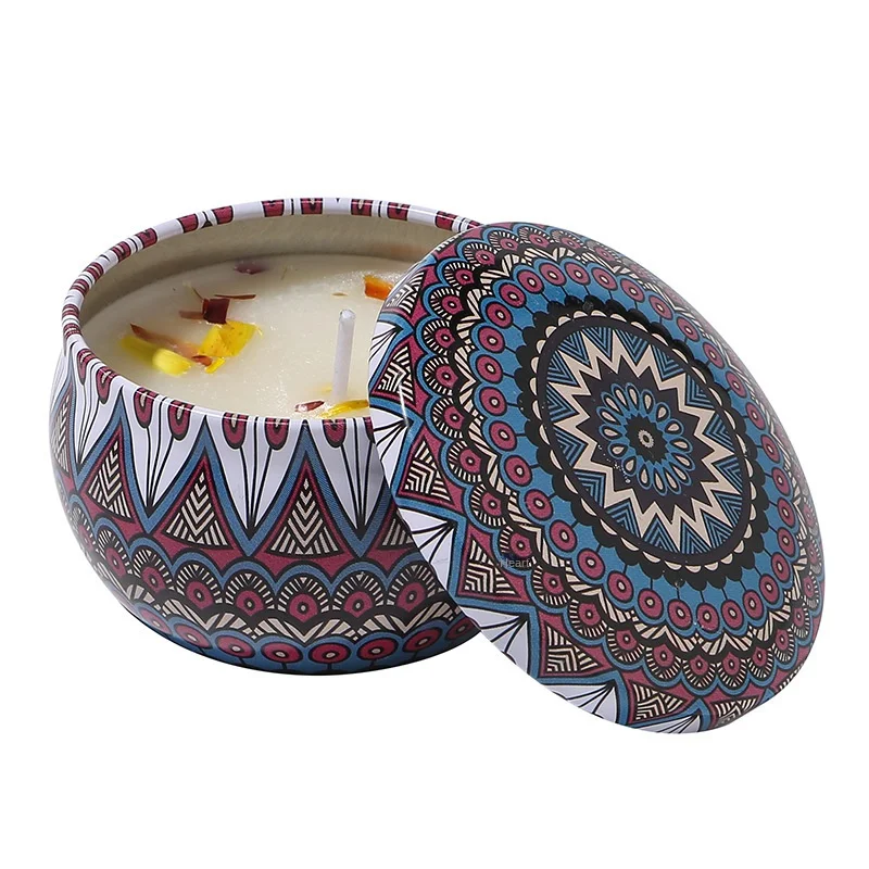 Wholesale Fragrant  Soy Wax Scented Candle Set Luxury Private Label Scented Candle Gift