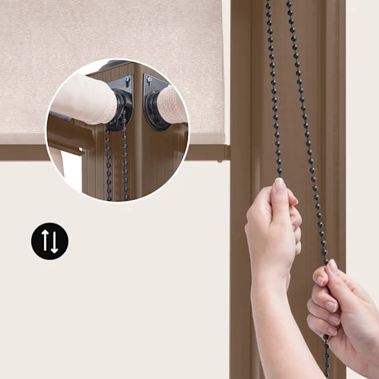 YASN 3x3M windproof and pergola aluminium outdoor shade fabric semi sheer balcony outdoor roller blinds