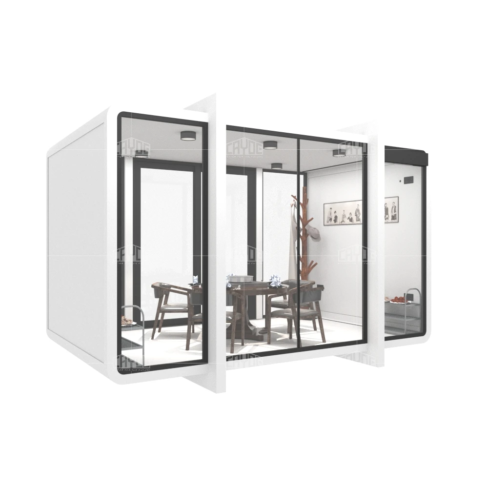 Сборный дом-контейнер, деревянный прицеп, деревянный курортный дом