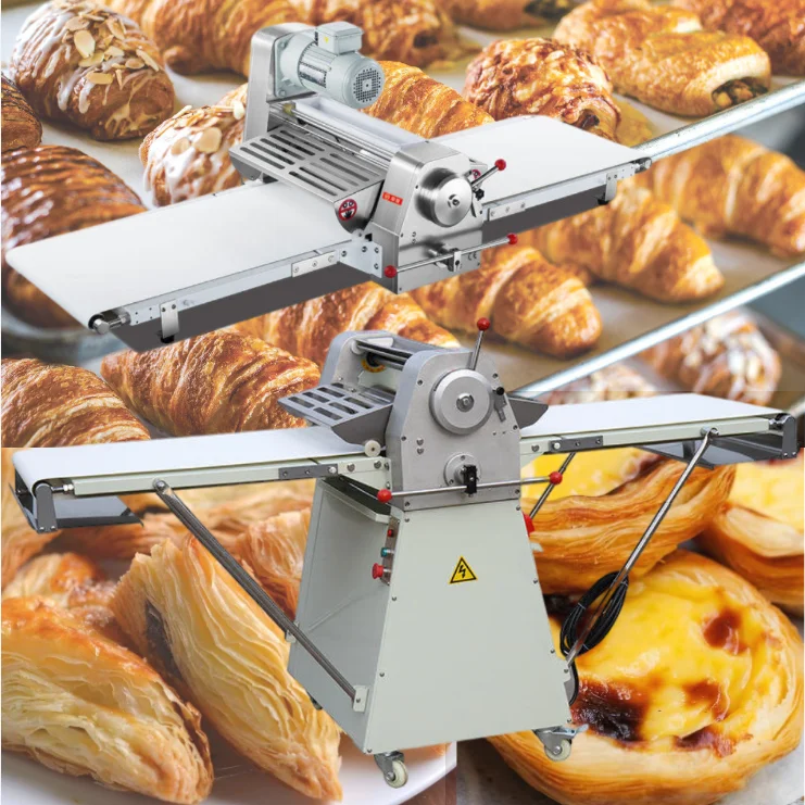 laminador petit laminoir patisserie 520 patisserr boulanger manuel 220v mini pour pain teigausrollmaschine dough sheeter machine