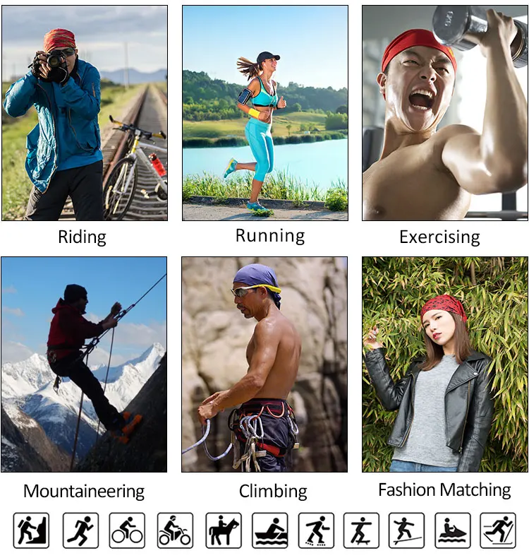 Polyester Bandana Tube Neck Gaiter