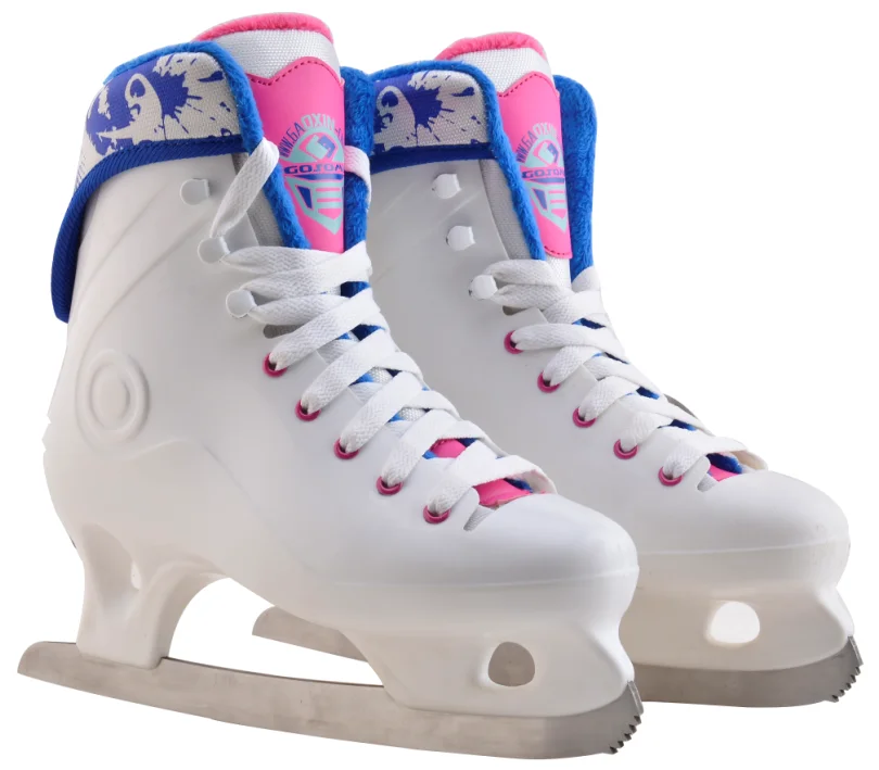 GOSOME Hot-sale Professional Ice Skates PVC Women Cotton Fabric Lace Skating Shoes for 7 Years Sport Shoes 10 Year 3 KG 500 65KG