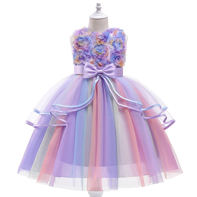 Princess Unicorn Dress Up for Little Girls Birthday Dresses Party Unicorn Costumes Halloween