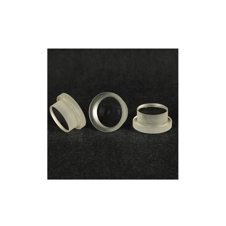 High precision 20mm K9 optical glass glued single lenses achromatic objective lens for telescope