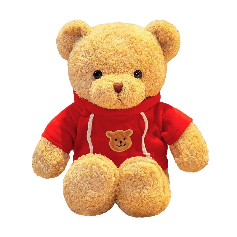 YZ Custom Soft Toys Teddy make your own plush toy Bear Wholesale Stuffed Plush Cute With sweater Teddy Bear For Birthday Gift