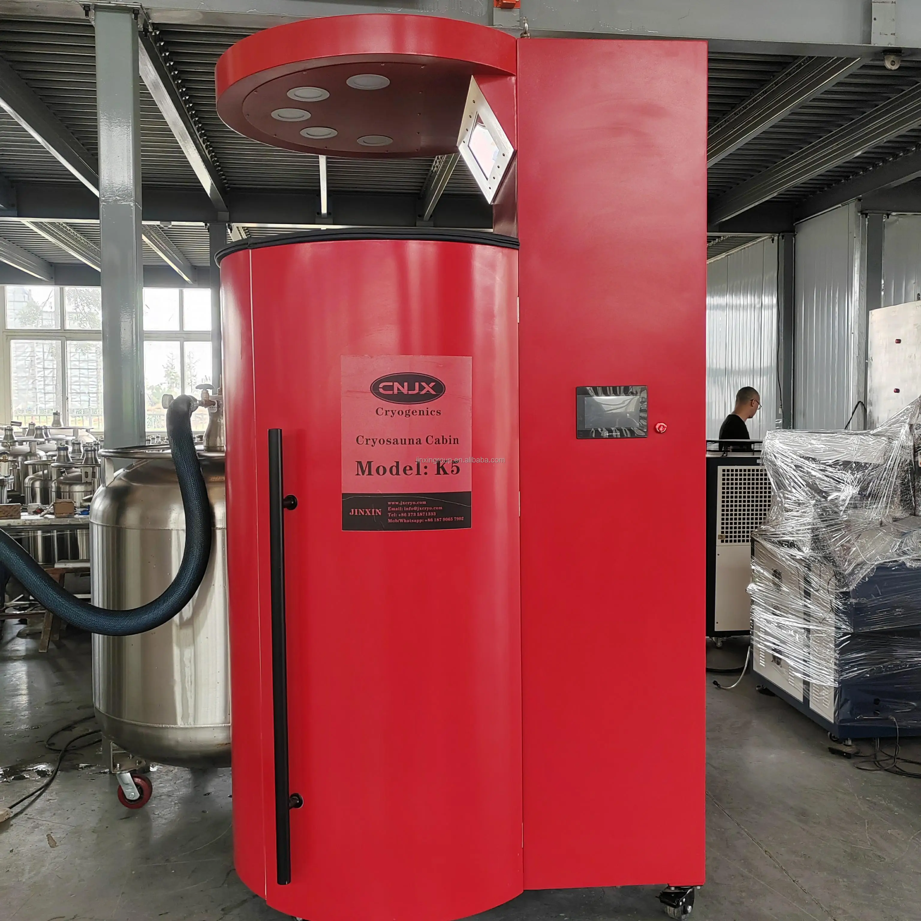 Cryosauna Whole Body Cryotherapy Cryosauna Chamber for Elite Hotels