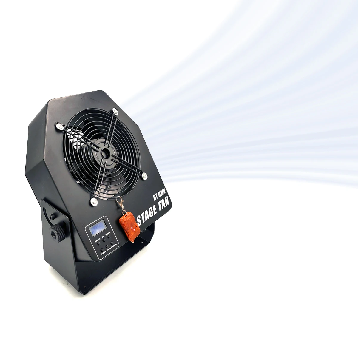 DELIFX Professional Auxiliary Appliance Vortex Effect Fan Adjustable Wind Speed DMX Stage Fan Can Thin the Fog Spreading Further