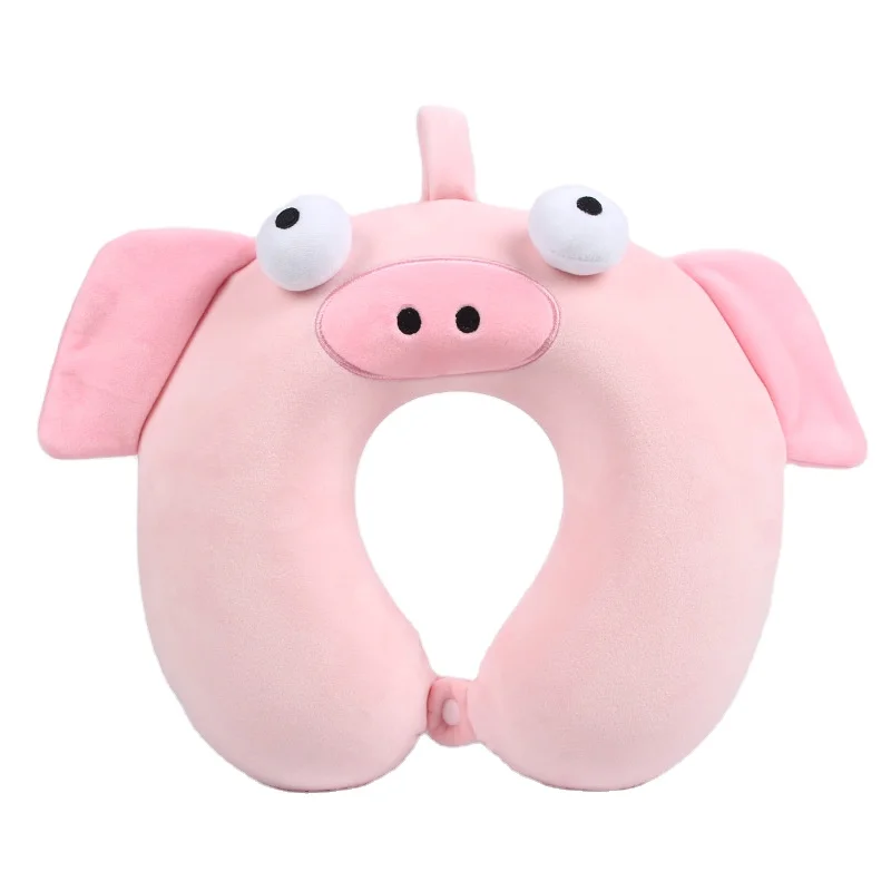 Cartoon Pattern Type twist neck memory foam pillow for travel