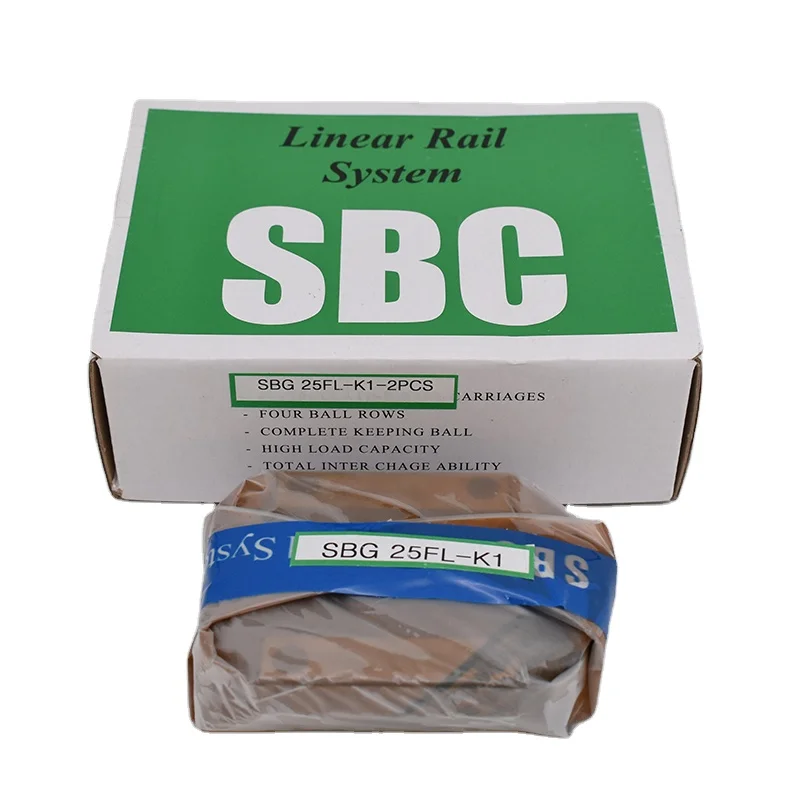 SBC Linear Guide SBG 25FL-K1 Linear guide slider Original Korea SBC linear guide slider rails block bearing
