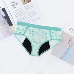 XXS/XS/S Хлопковые женские менструальные трусики для особого дня, хлопковые непромокаемые трусики для девочек-подростков