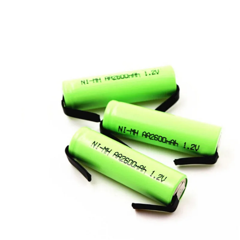 High quality 1.2V AA batteries 600mAh rechargeable Ni MH No.5 battery for remote controller