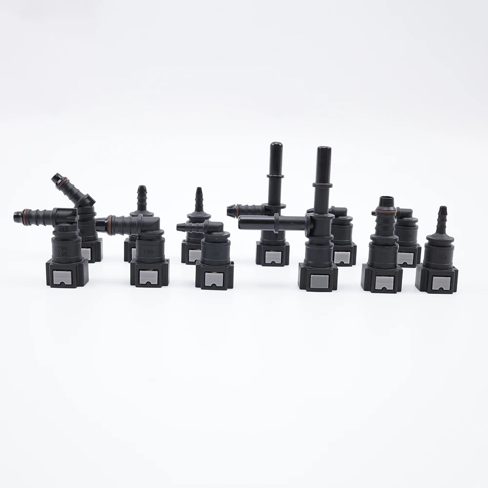 fuel line connector 7.89 with hose barb connection straight for 5/16 hose