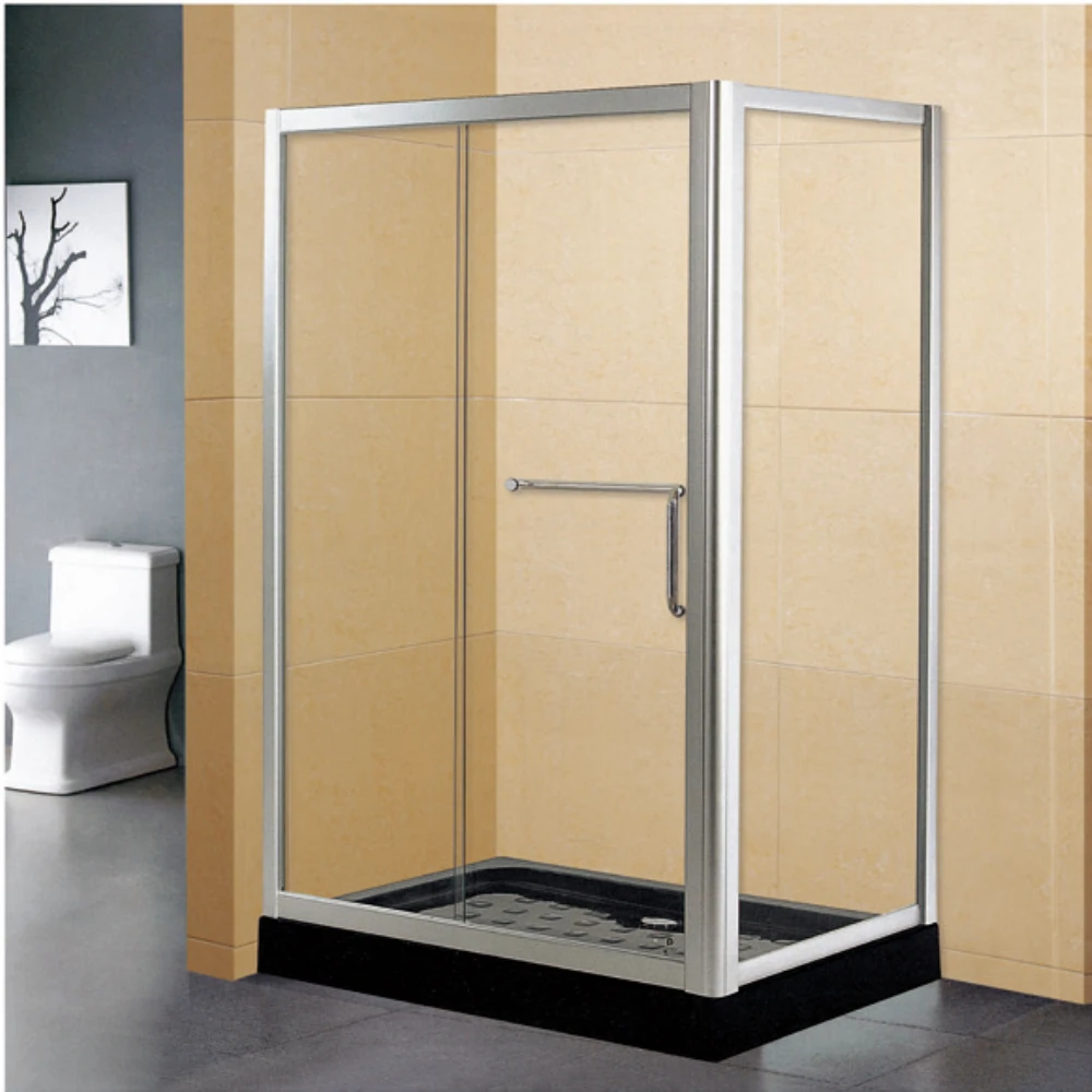 Bathroom Simple Shower Set Glass Enclosure