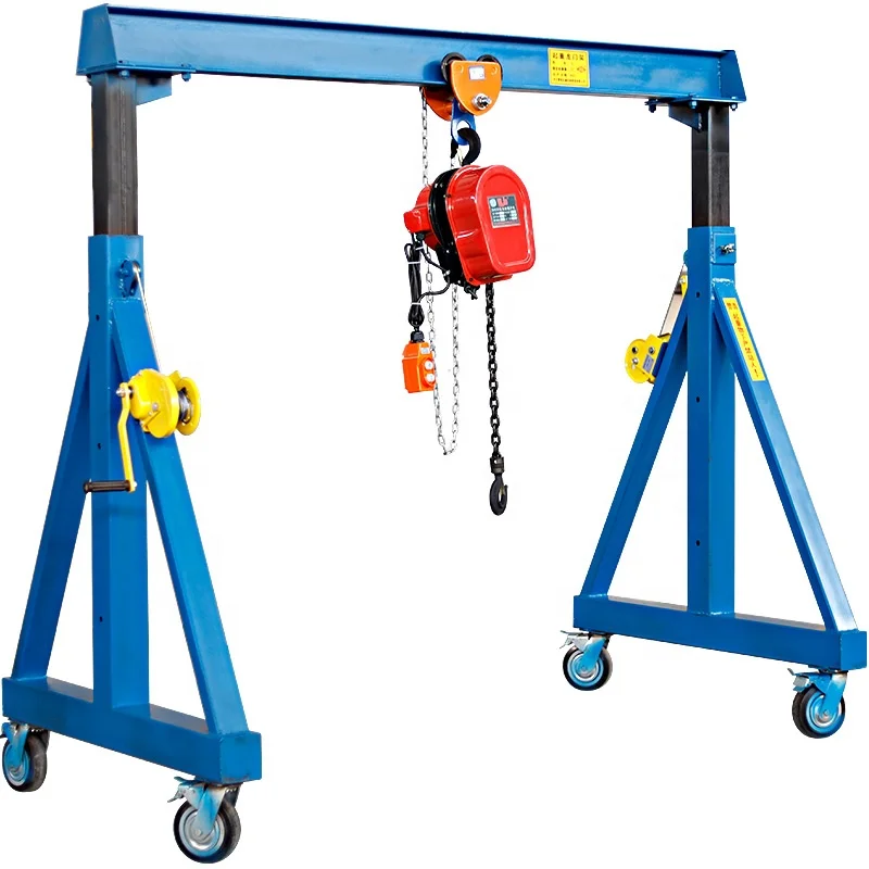 Adjustable height span gantry crane Light Duty Gantry Crane