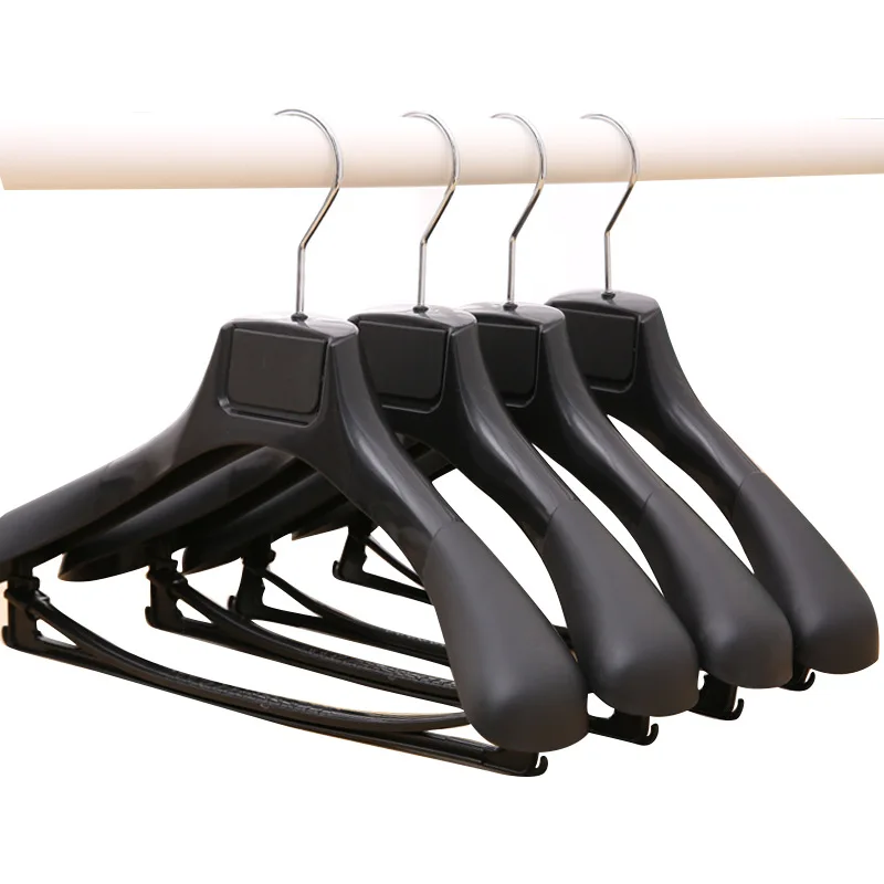 Lavinia non-marking non-slip customized logo hangers hotel clothing store suit plastic hangers