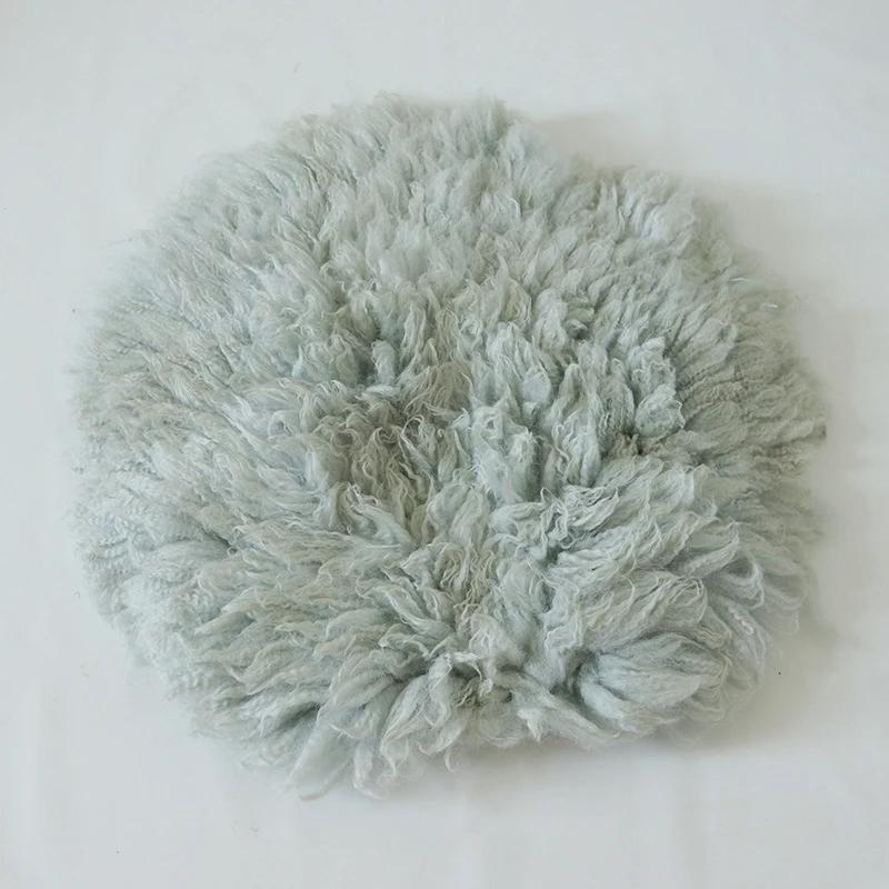 Newborn baby sheep blanket round photographic studio photography props