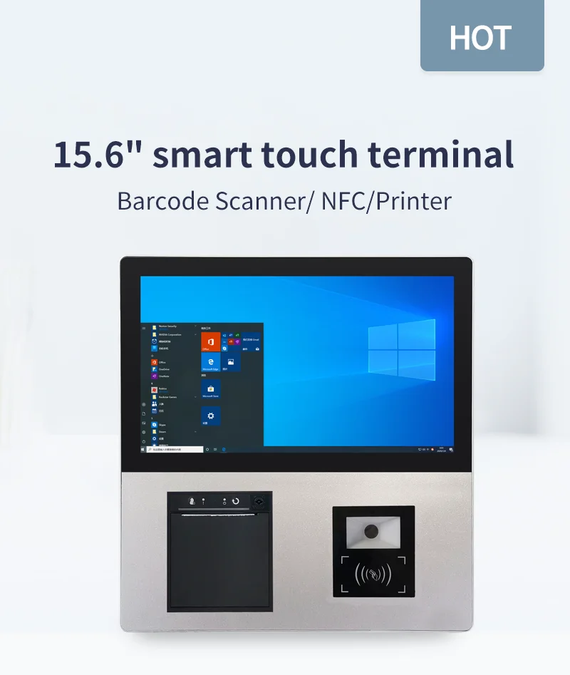 New model hot selling single high specification android/windows pos system device with program