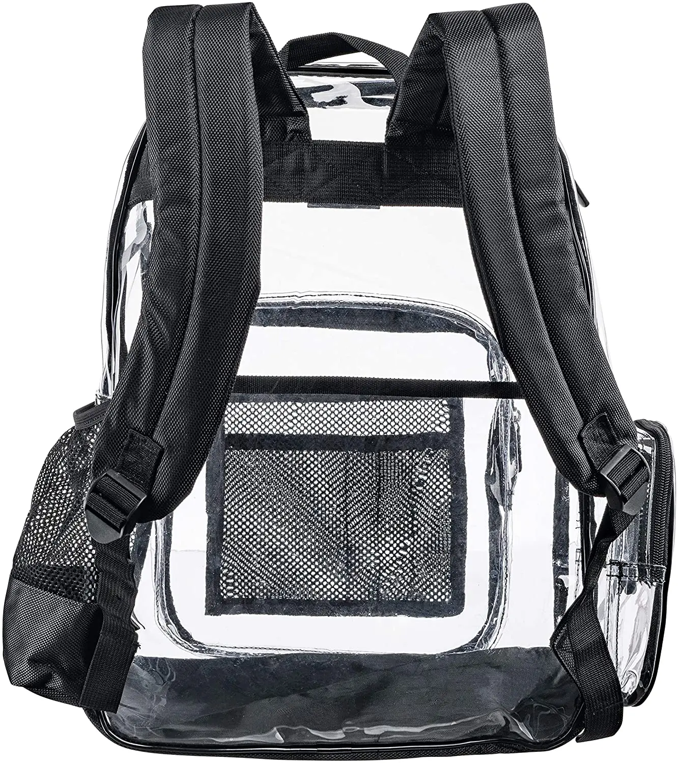 Heavy Duty Large Capacity See Through Backpack Clear BookBag PVC Transparent School Backpack College Clear Backpack