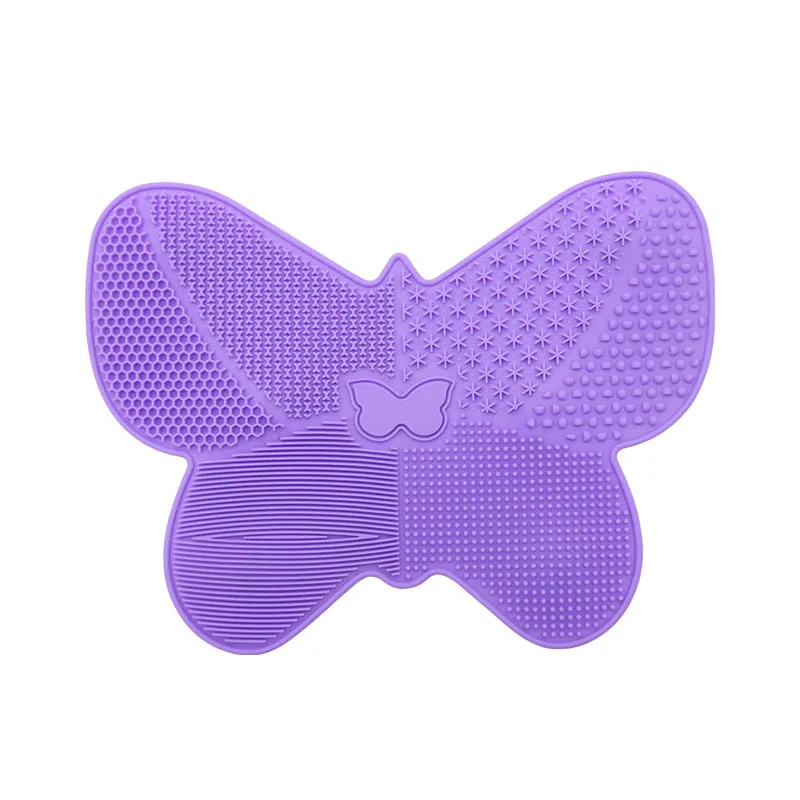Creative silica gel scrubbing flap suction cup mat beauty cosmetic hairbrush cleaning