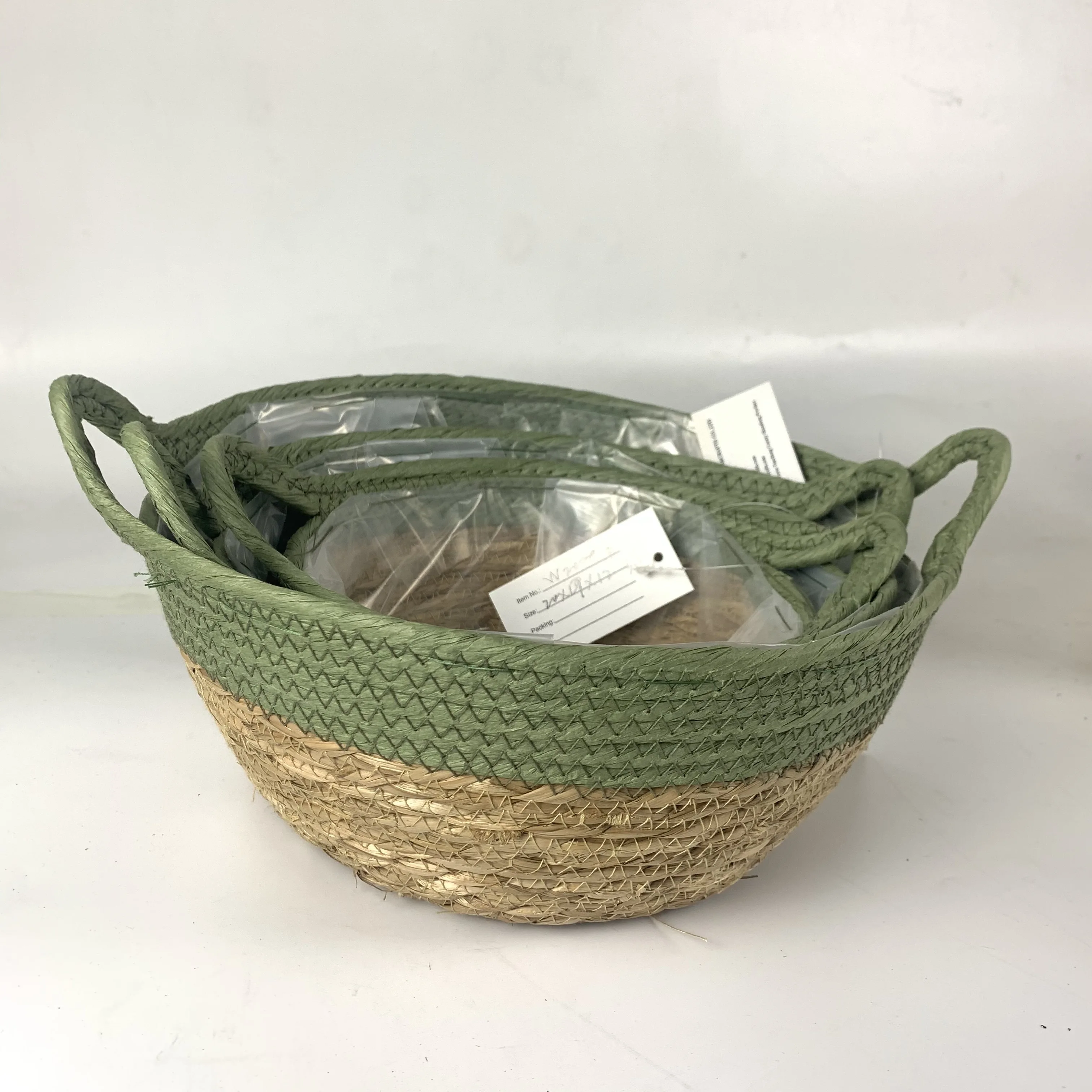 china wholesale reasonable price flowerpot sea grass flowerpot  on seedlings