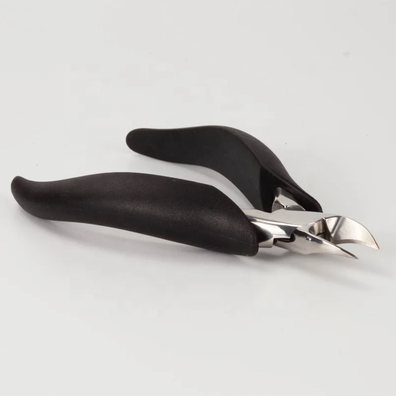 Purple Black Pedicure Professional Podiatrist Stainless Steel Toenail Ingrown Toe Nail Plier